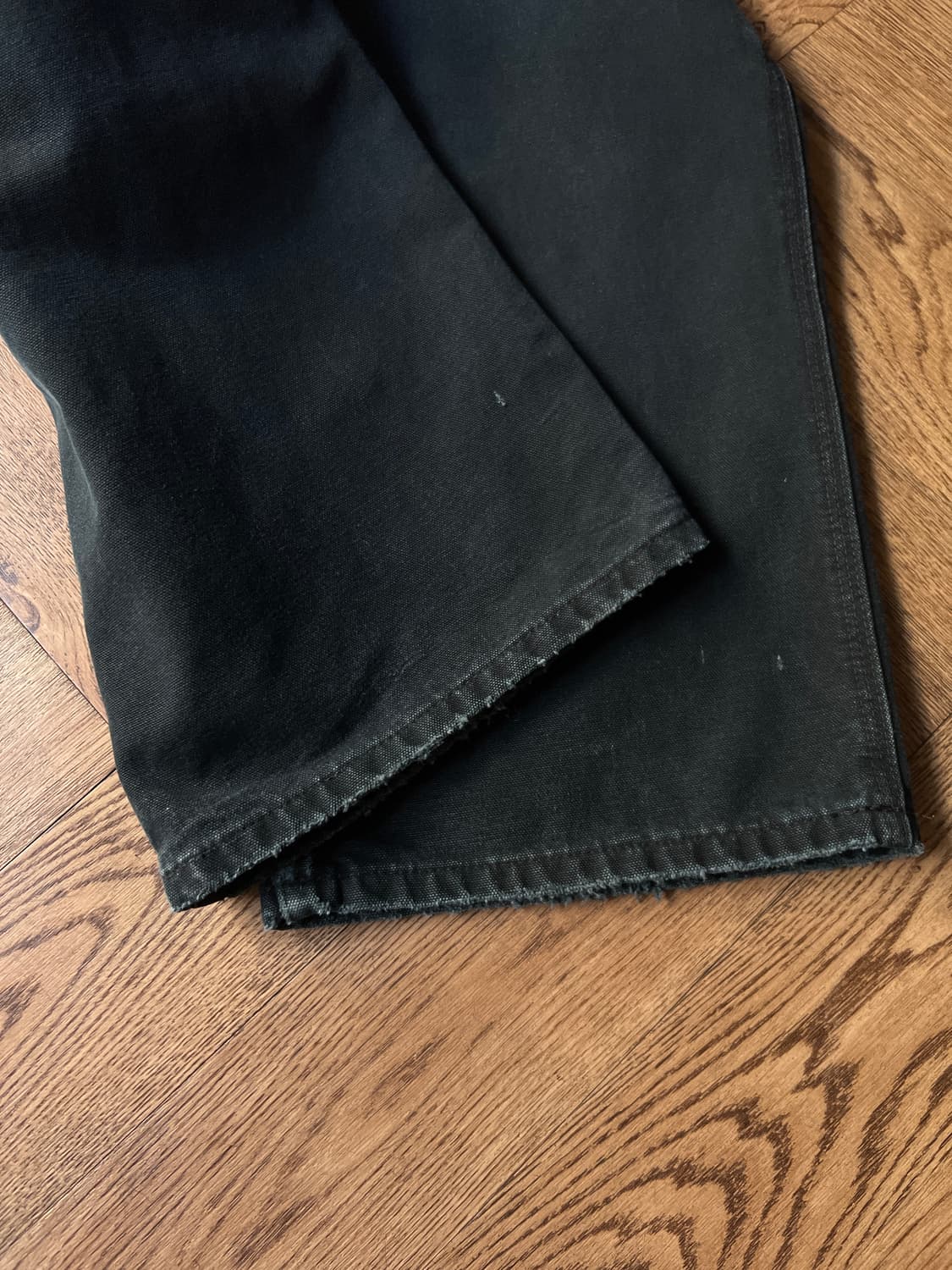 [36]칼하트 USA 블랙 싱글니 캔버스 워크팬츠 상품이미지7