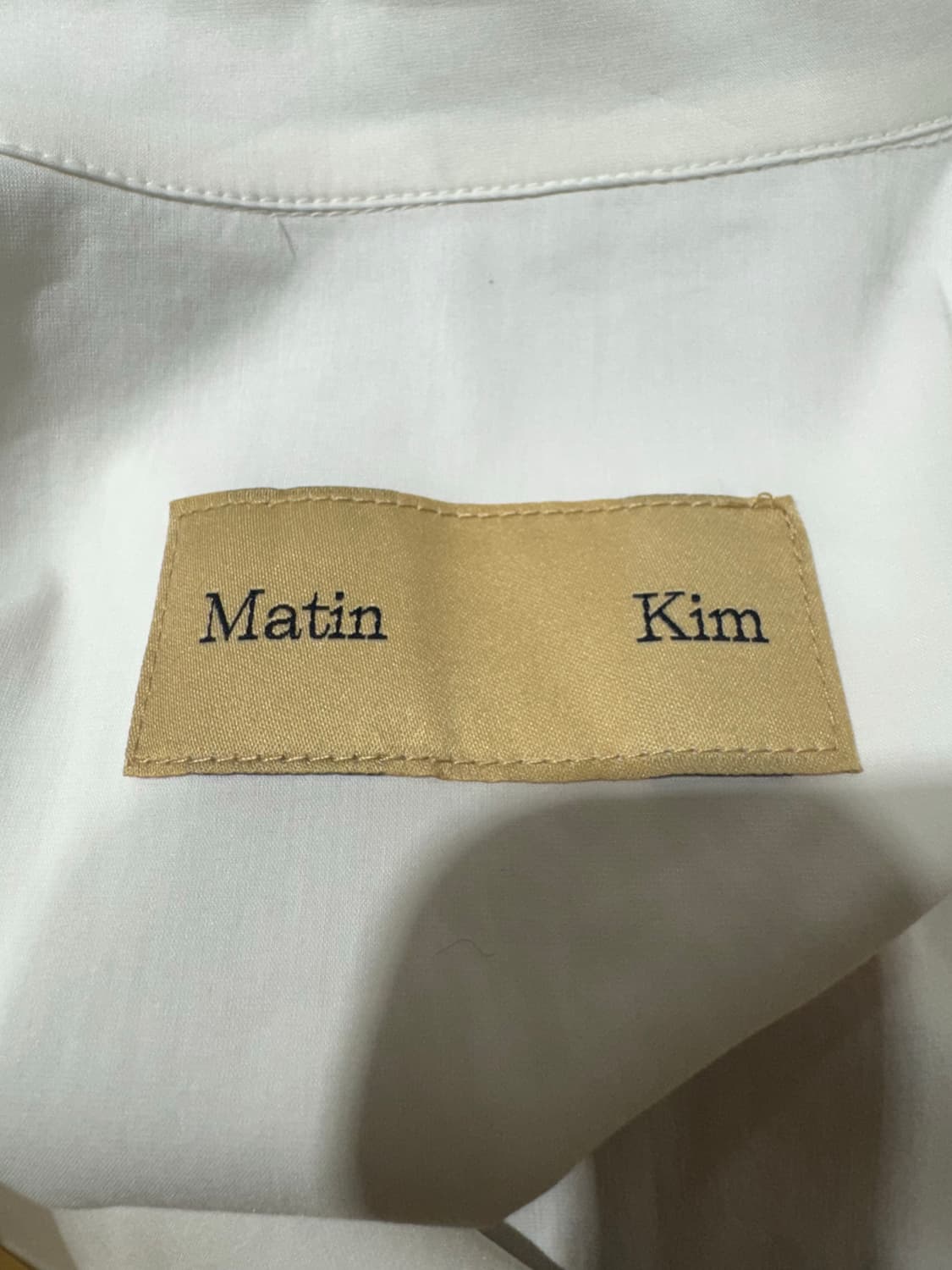 마뗑킴 로고 프린팅 셔츠 상품이미지6