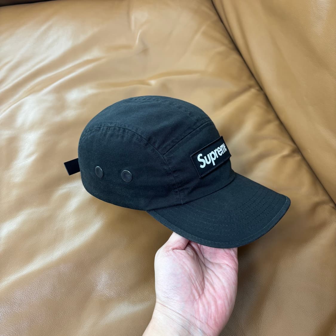 Supreme 슈프림 21fw 밀리터리 워시드 블랙 캠프캡 모자 상품이미지3