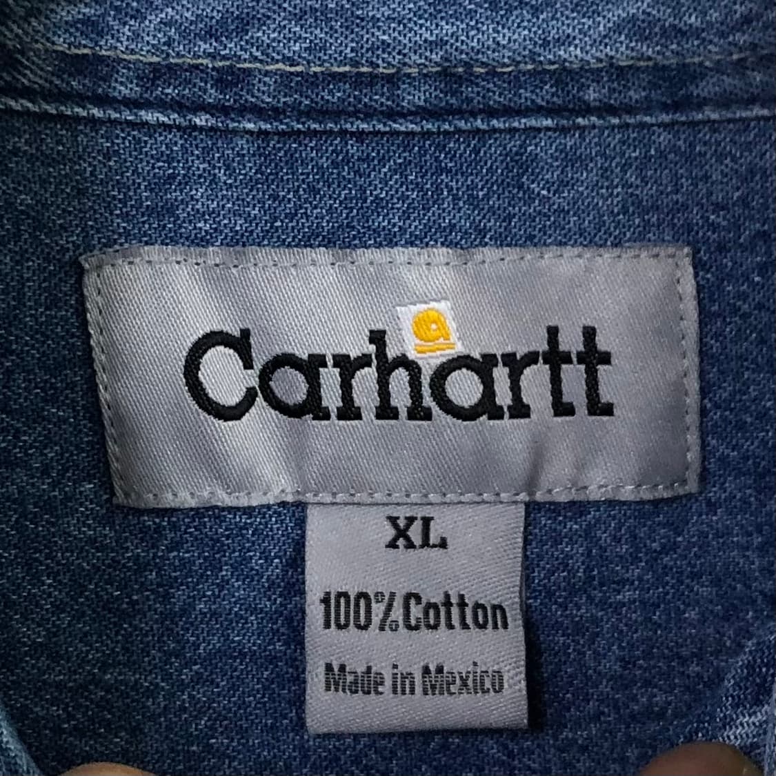 Xxl 칼하트 데님 셔츠 상품이미지3