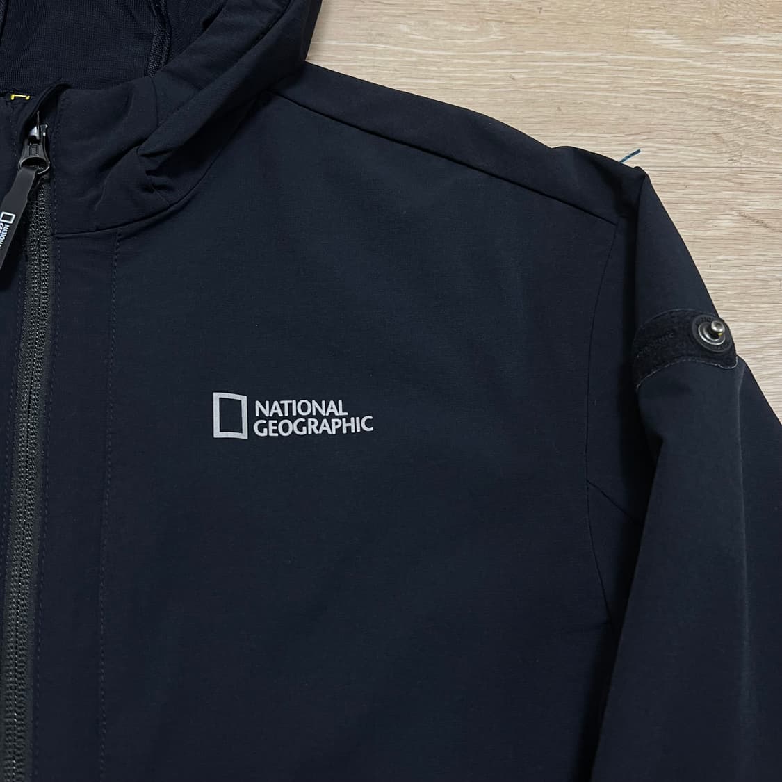 내셔널 지오그래픽 키즈 바람막이 후드자켓 [블랙] 150 상품이미지4