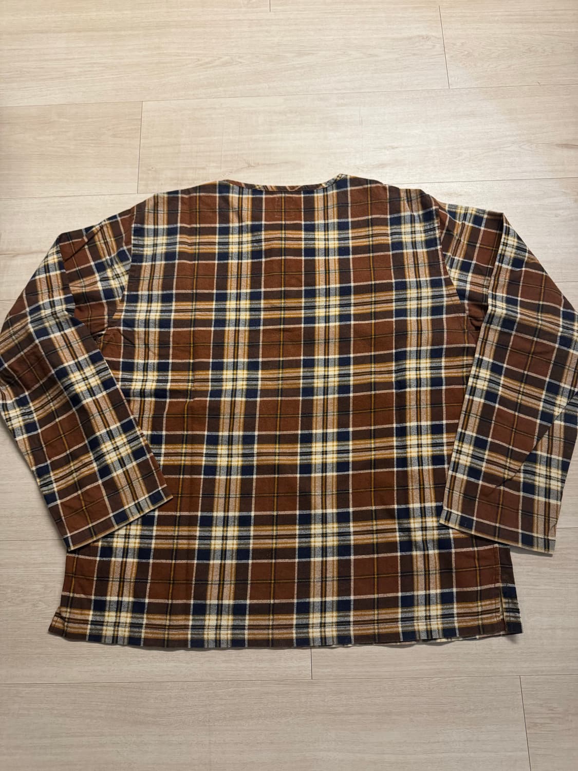 S2W8 남이서팔 체크 헨리넥 상품이미지5