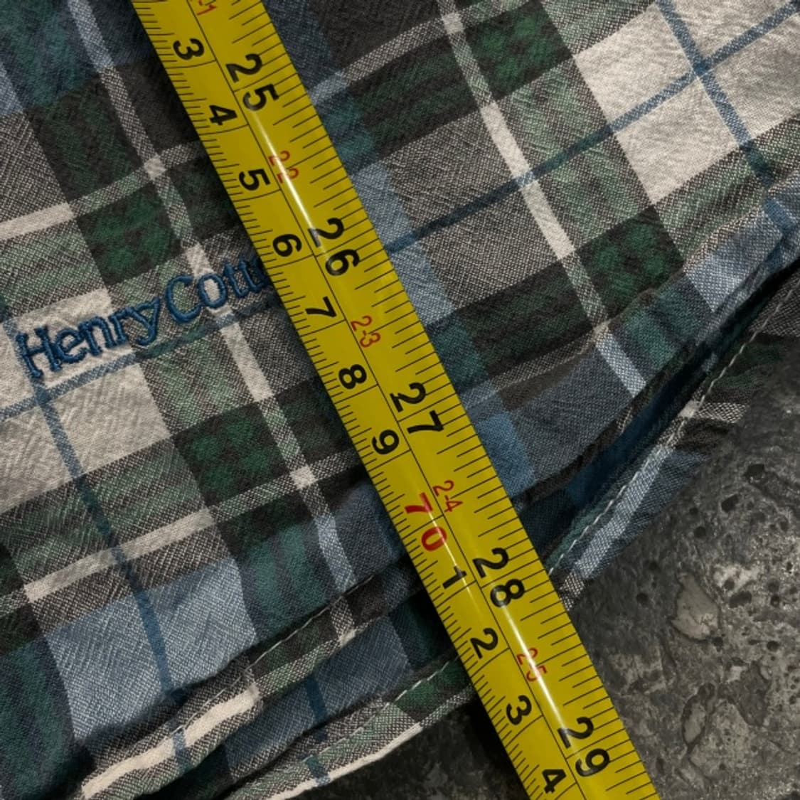 105 헨리코튼 체크셔츠 상품이미지6