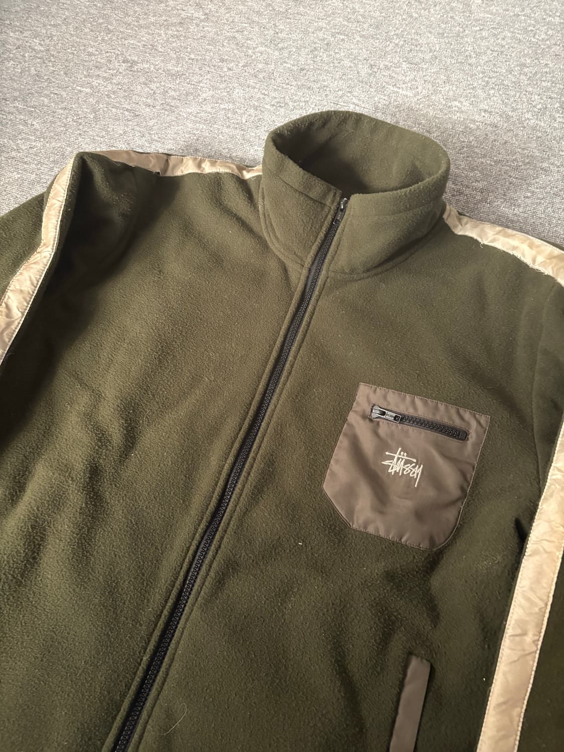 [L] 00s 올드 스투시 플리스 자켓 상품이미지2