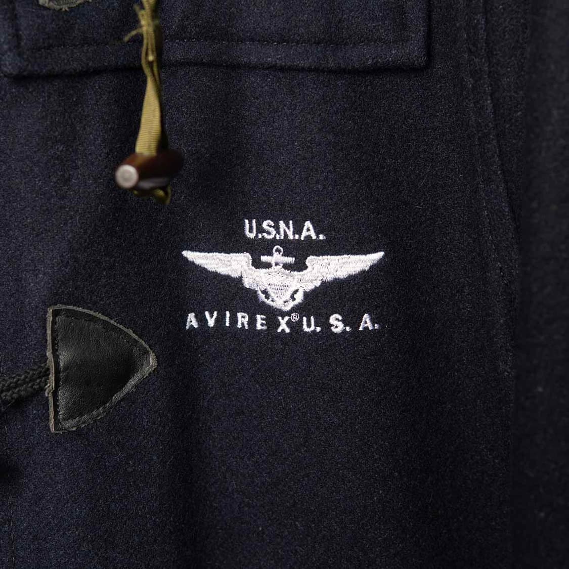 [105] 90s 아비렉스 USA 메이드 U.S.N.A 더플코트 네이비  상품이미지2