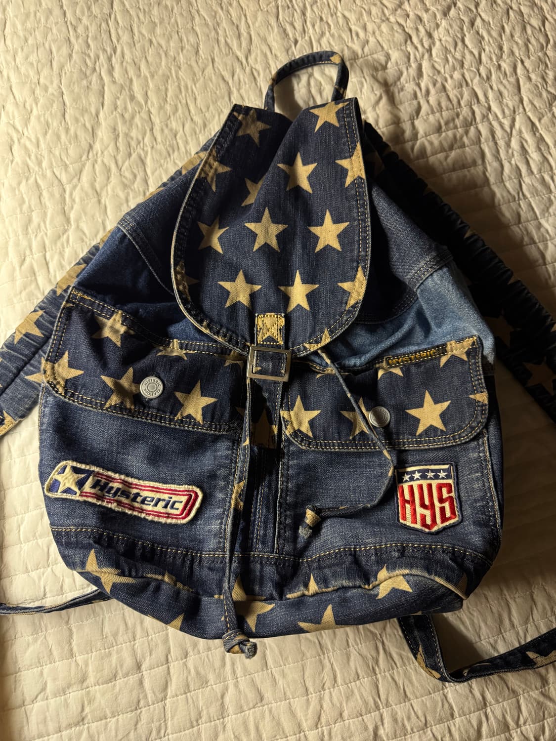 히스테릭글래머 스타 데님 백팩 상품이미지1