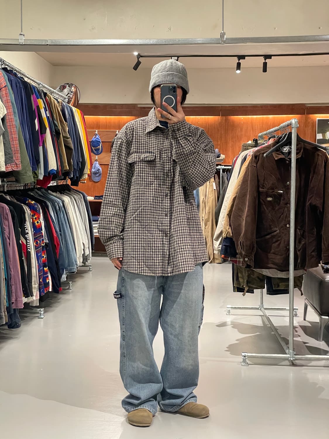 GAP 체크 셔츠   상품이미지3