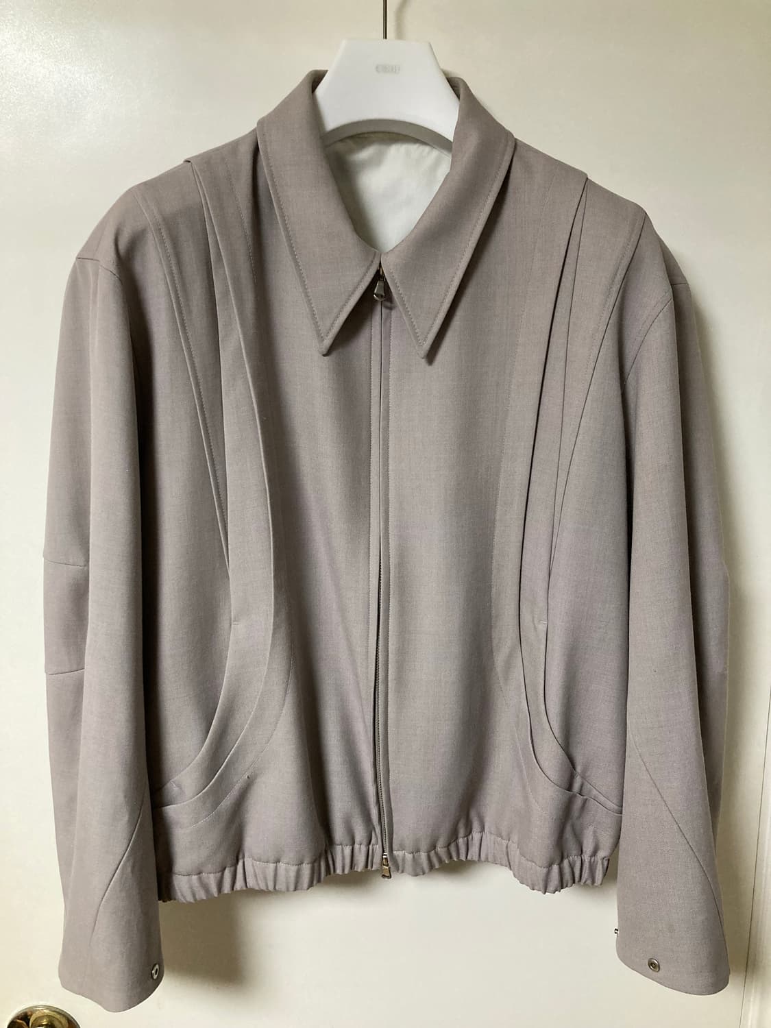 쿠어 COOR 울 블루종 모카그레이 L 상품이미지2