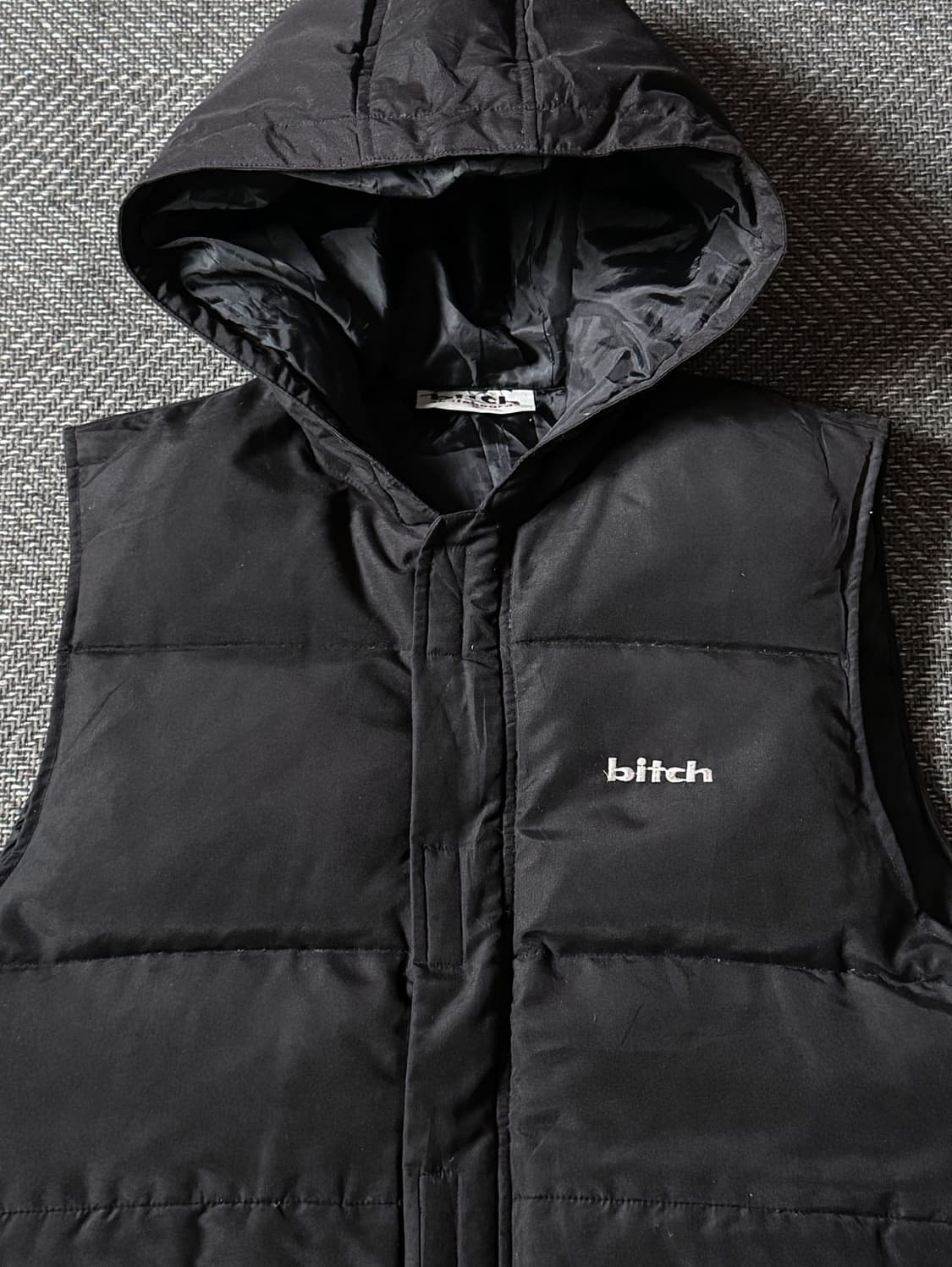 90s Bitch Skateboards 다운 푸퍼베스트 (100-105) 상품이미지2