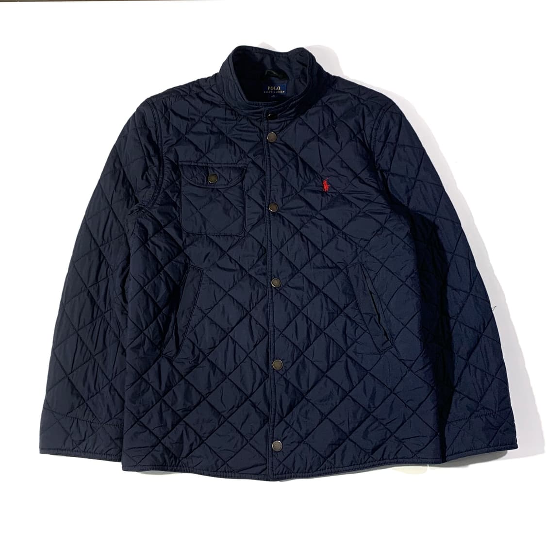 폴로 네이비 퀼팅 자켓 상품이미지1
