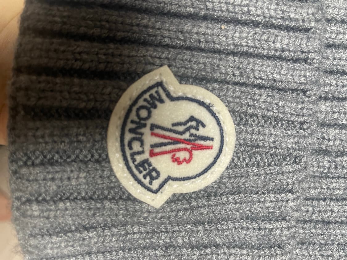 정품 몽클레어 비니 그레이 상품이미지2