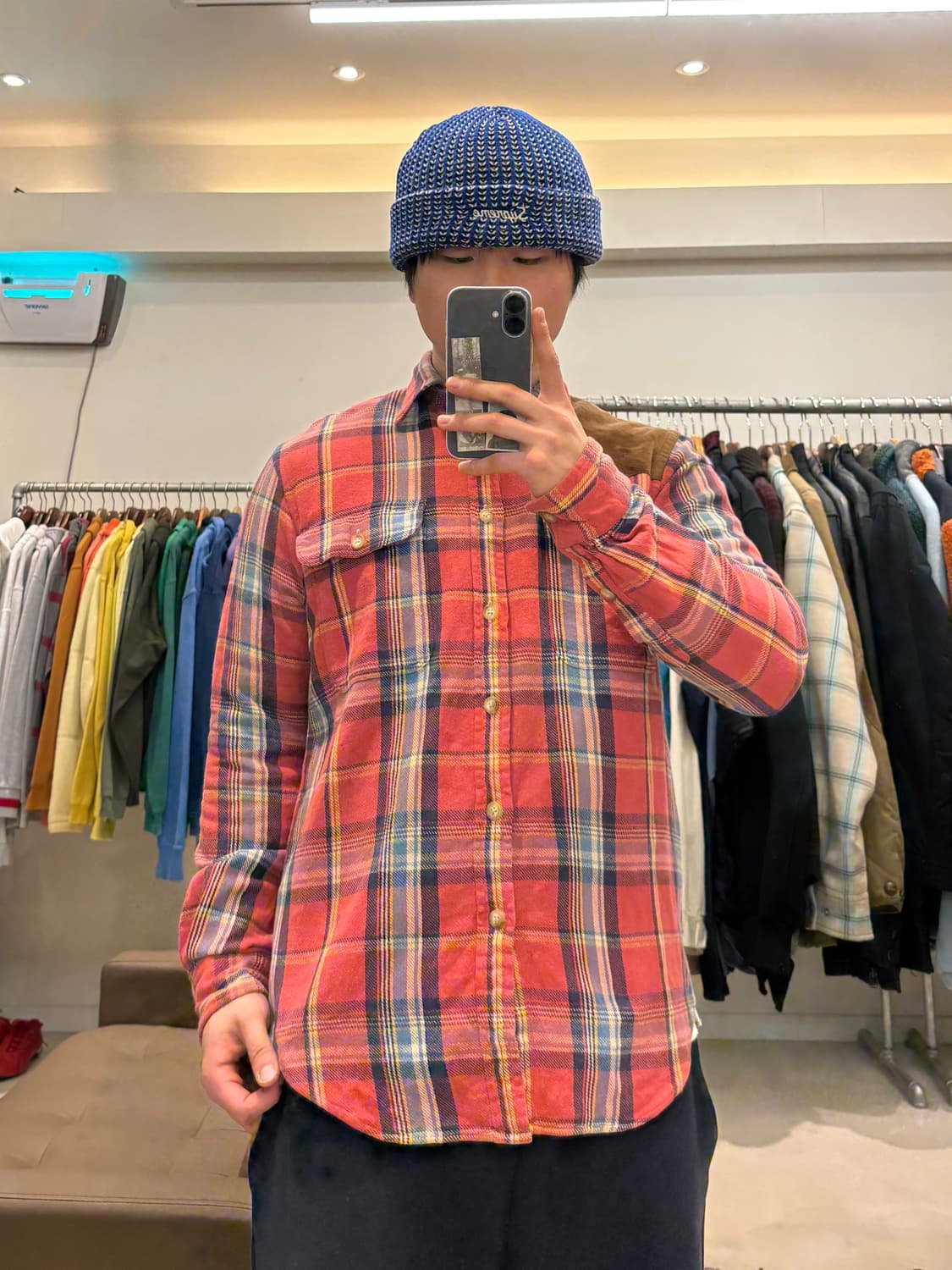 폴로 랄프로렌 숄더 패치 플란넬 셔츠 상품이미지8