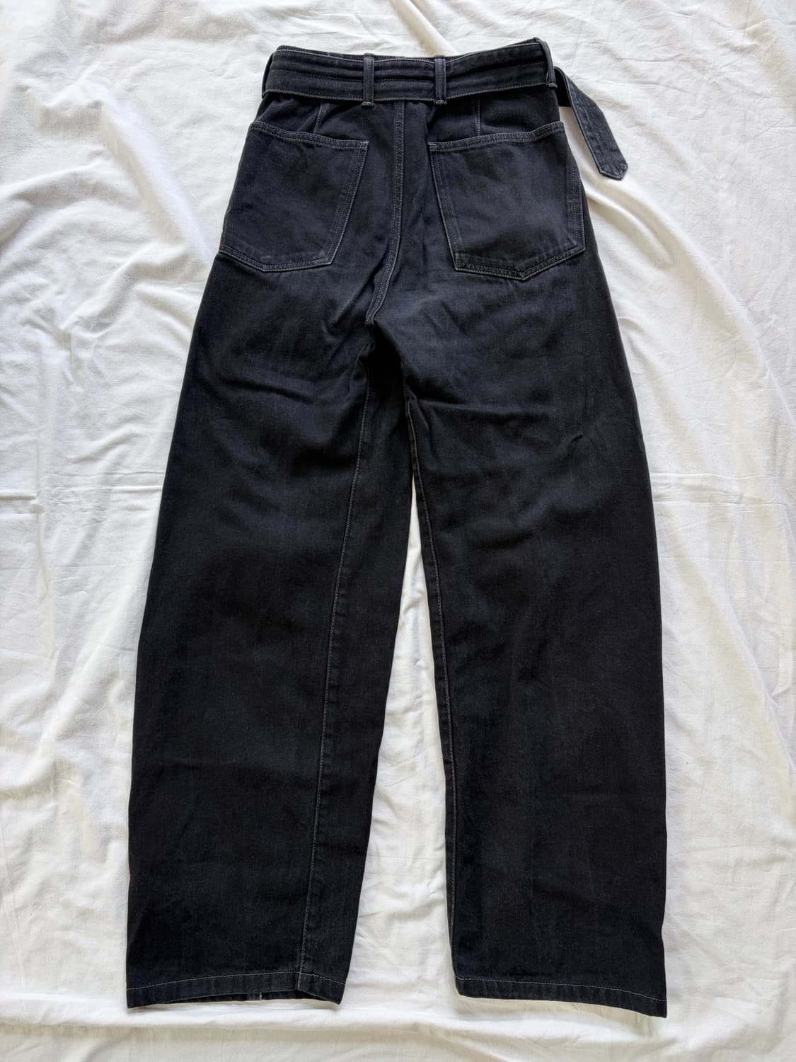 르메르 22ss 트위스트 벨티드 팬츠 xxs LEMAIRE  상품이미지3