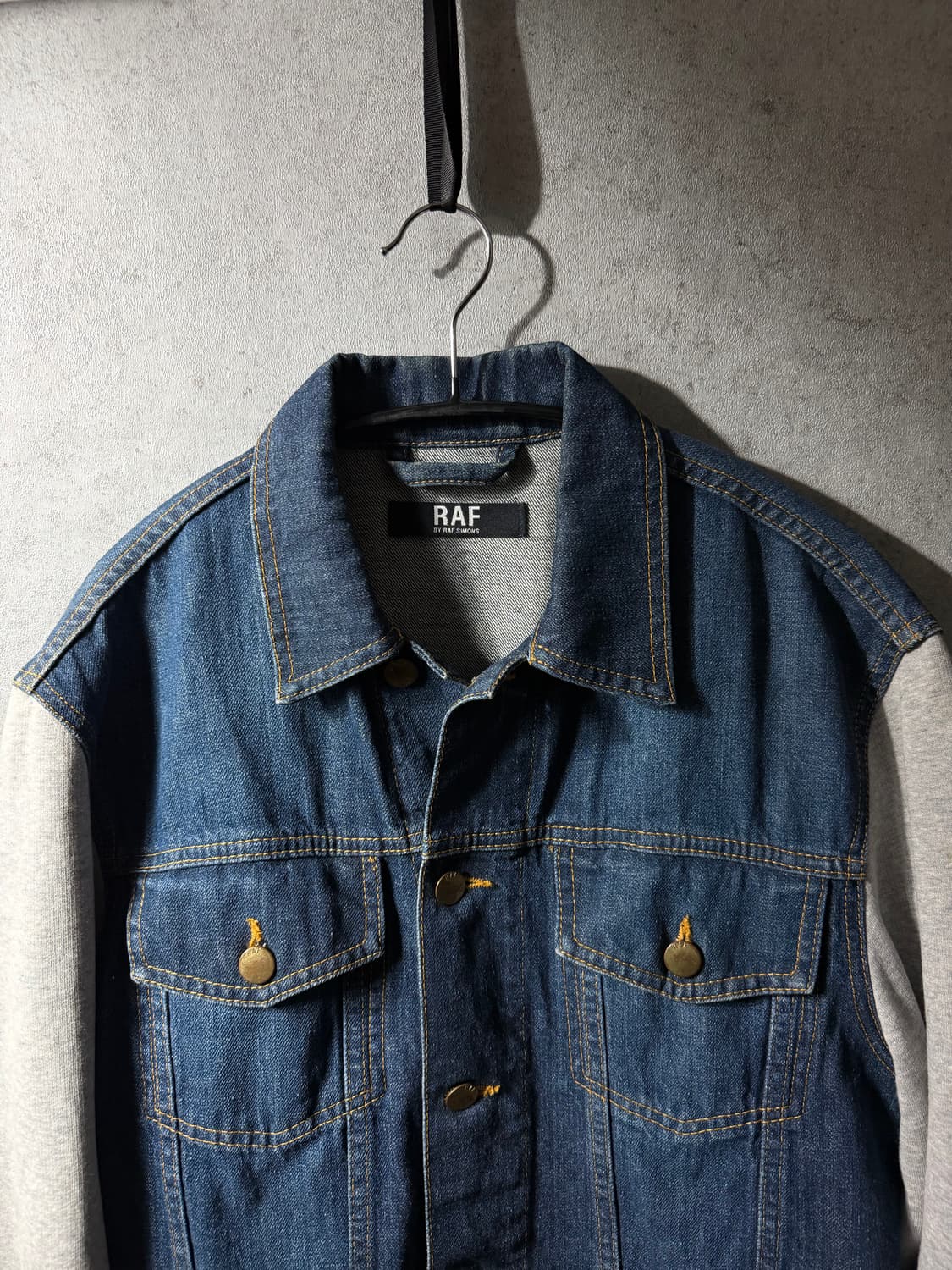 10FW 라프시몬스 하이브리드 데님자켓 상품이미지3