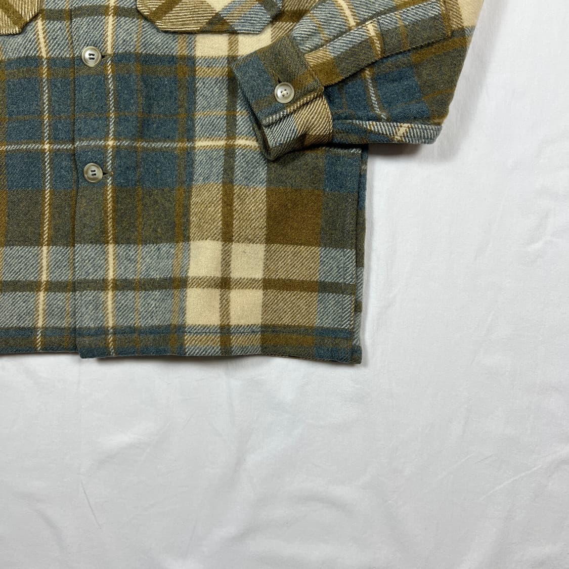 90‘s 울리치 woolrich 체크 헤비울 셔츠 자켓 상품이미지4