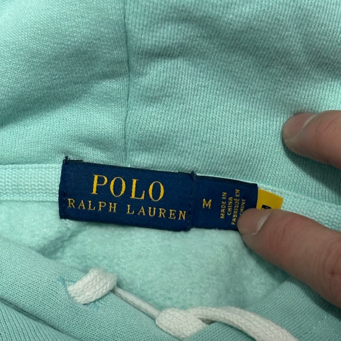 Polo Ralph Lauren 빅포니 자수 민트 후드티 상품이미지3