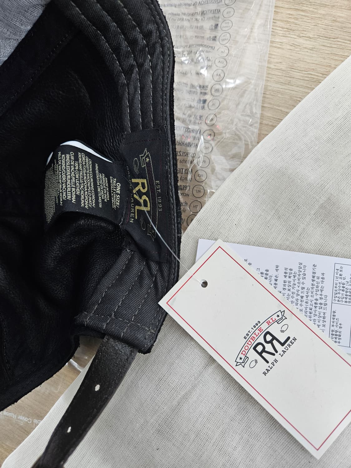 더블알엘 25fw 스웨이드 캡 새제품 상품이미지4