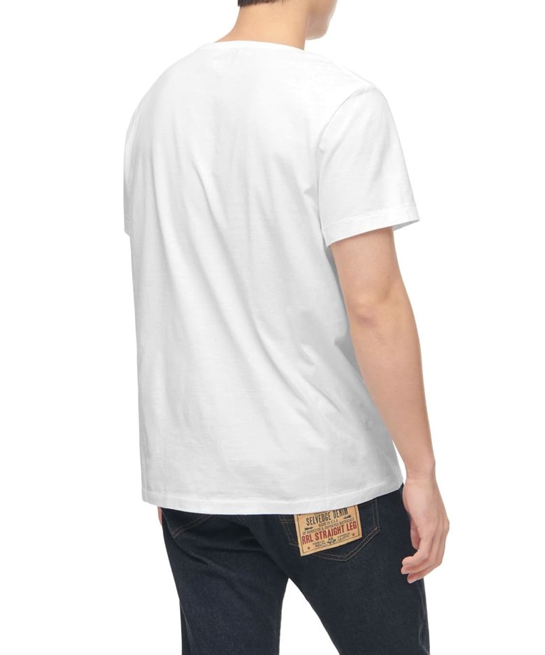 L 더블알엘 RRL 포켓 반팔 티셔츠 화이트 상품이미지8