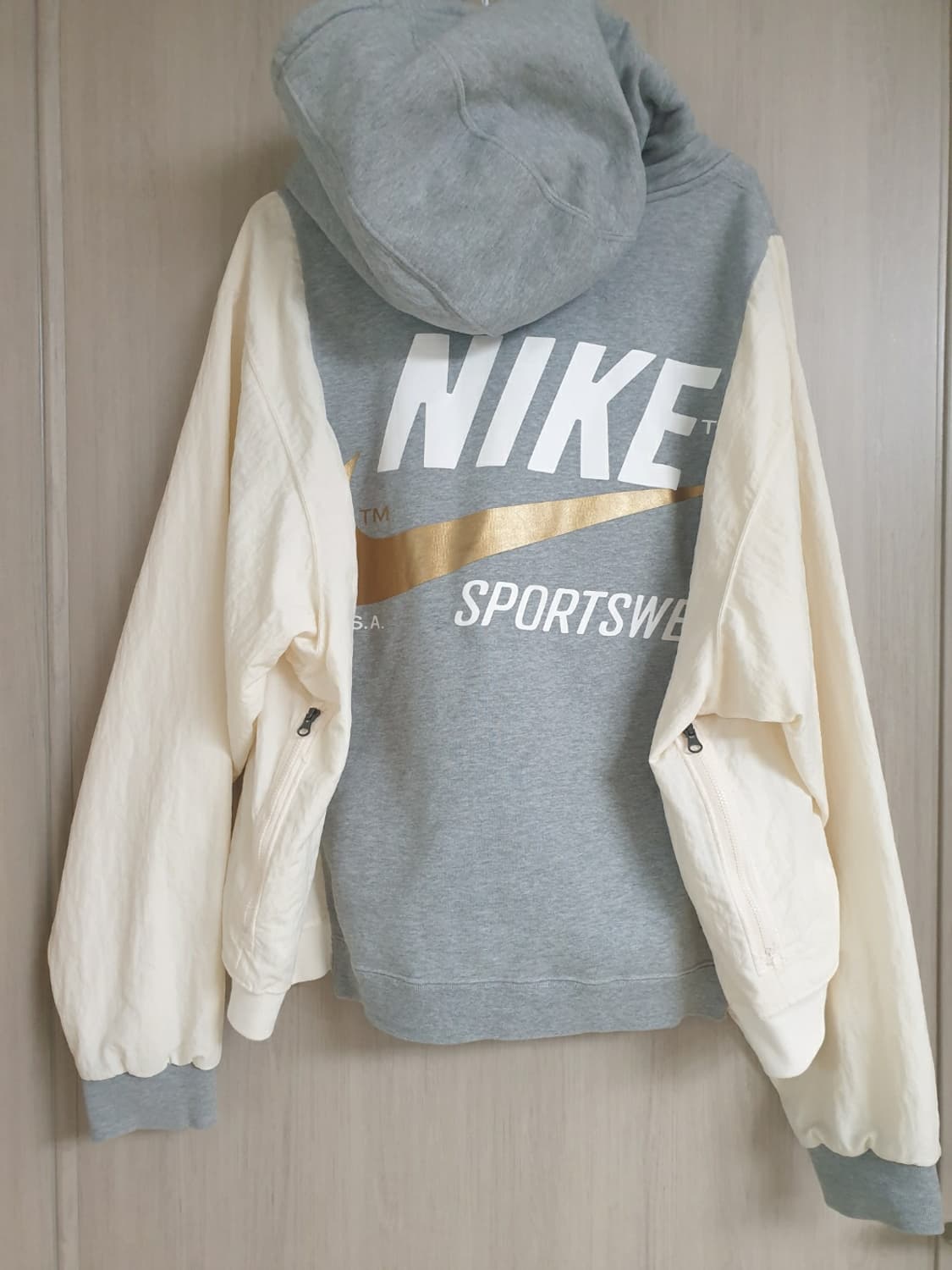 나이키 후드 다크 그레이 헤더 상품이미지7