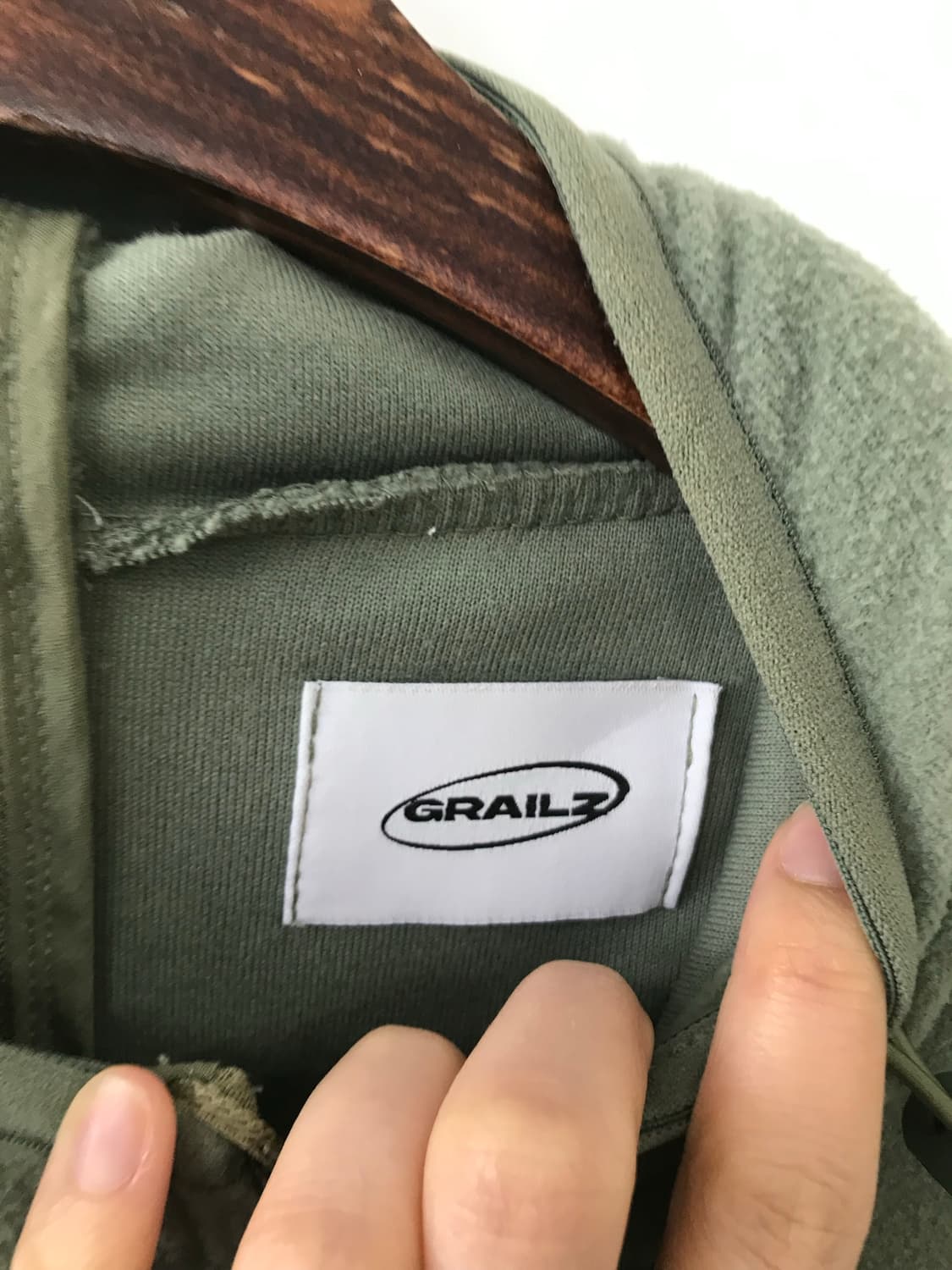 그레일즈 지오메트리 스플릿 플리스 후드집업 상품이미지6