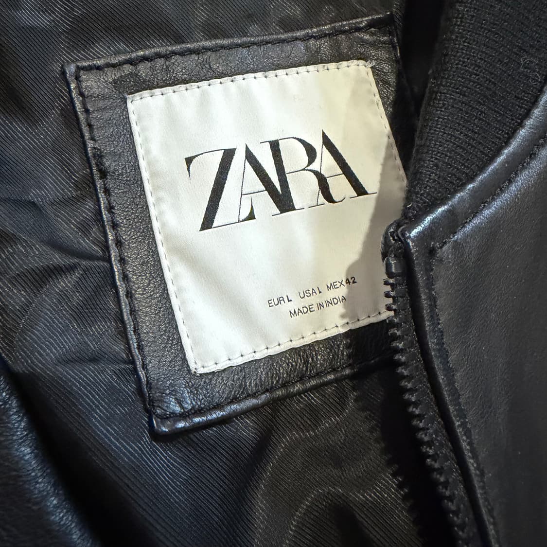 ZARA 양가죽 블루종 자켓 상품이미지3