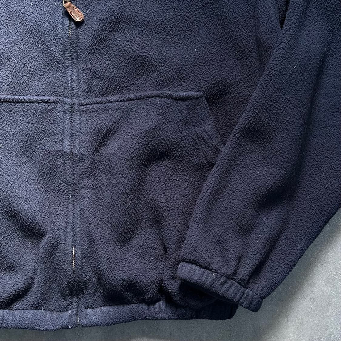 90s 폴로 네이비 후리스 스윙탑 자켓 (va.95) 상품이미지4