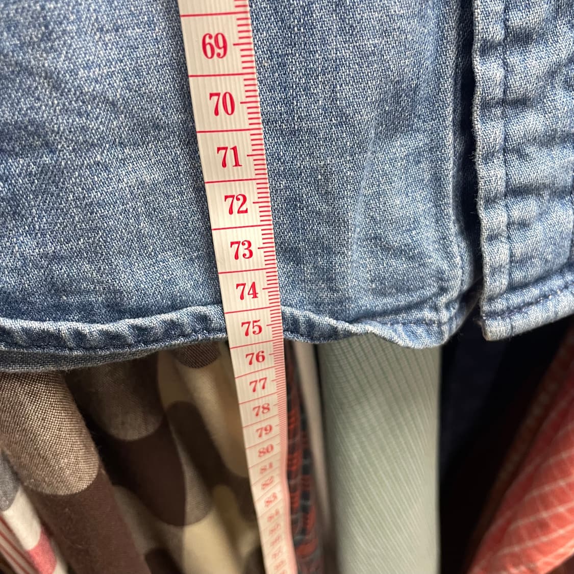 리바이스 웨스턴 데님 셔츠 xl 상품이미지5