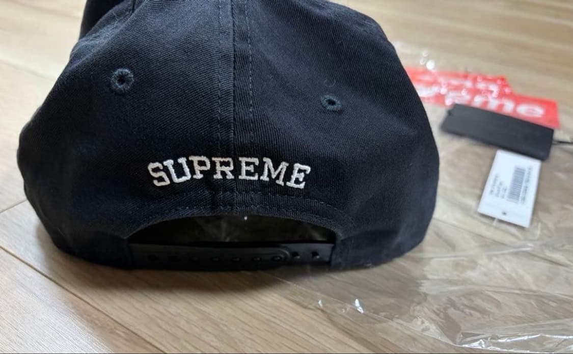 25FW 슈프림 X 넘버 나인 6-패널 블랙 상품이미지3