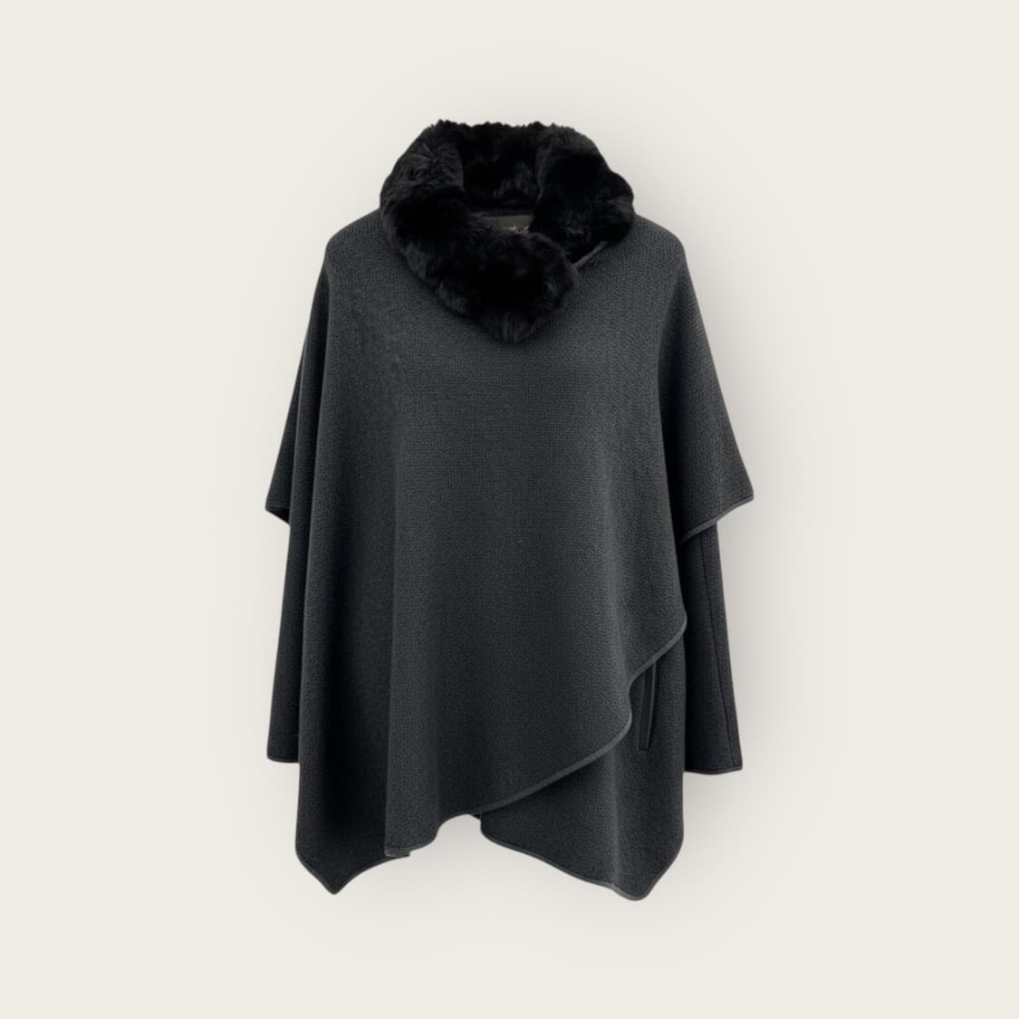 S/ 로로피아나 캐시미어 친칠라 케이프 자켓 상품이미지1