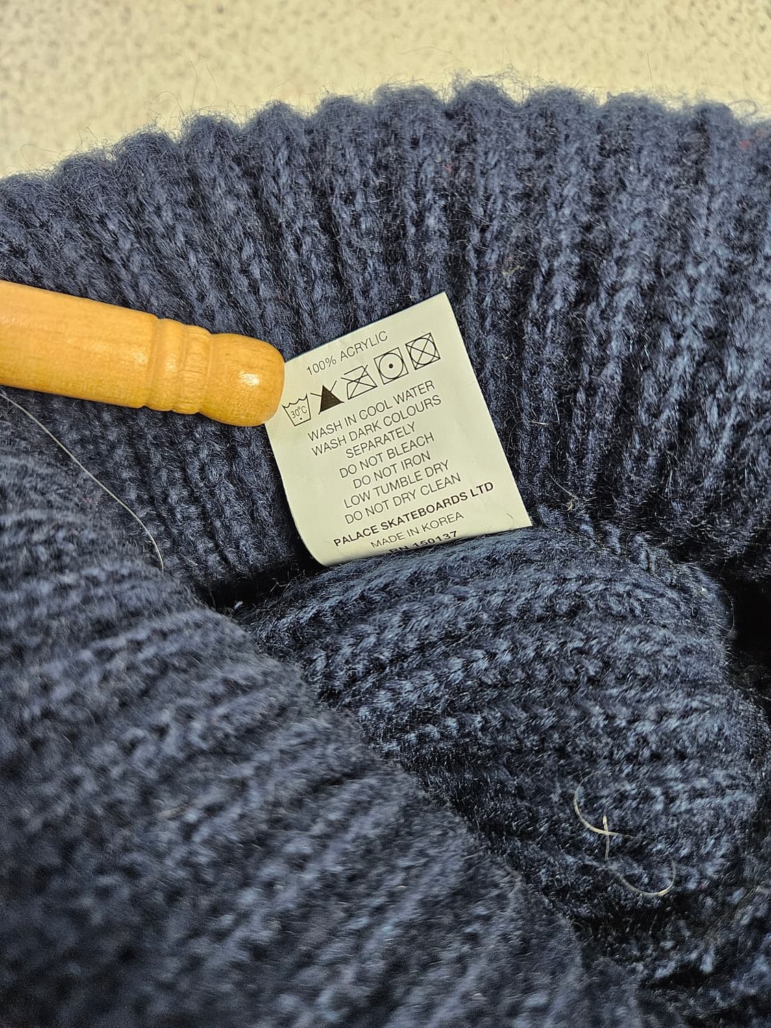 팔라스 자수 로고 비니 상품이미지5