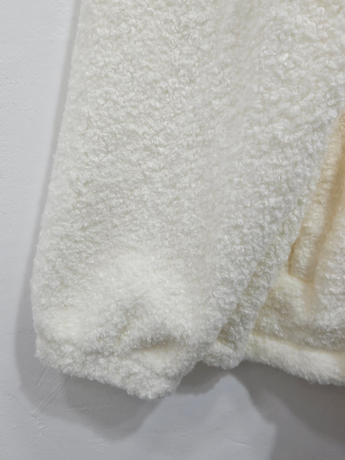 나이키(Nike) 아이보리 뽀글이 플리스 집업 100 상품이미지4