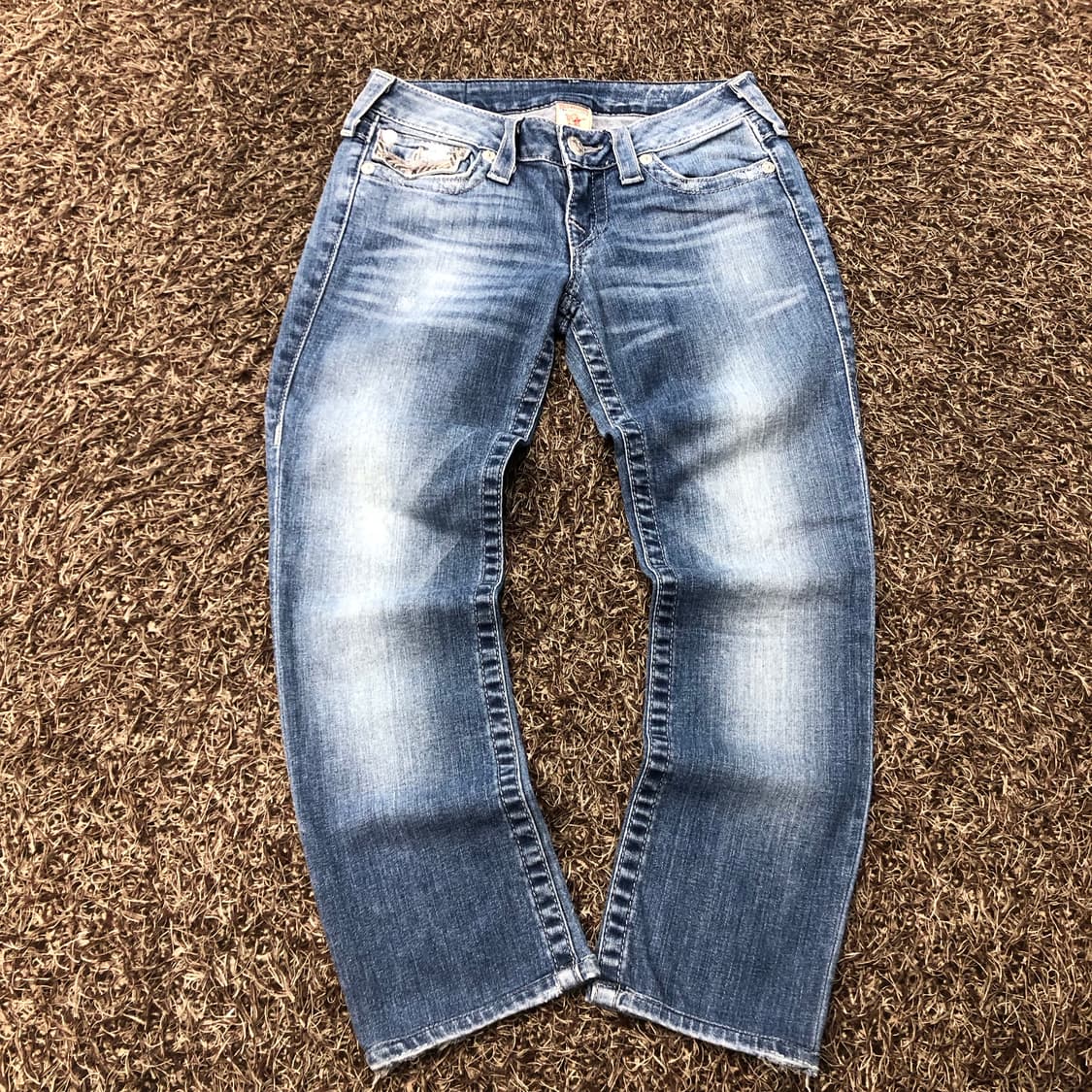 트루릴리전 스트레이트 워싱 데님 팬츠 상품이미지2