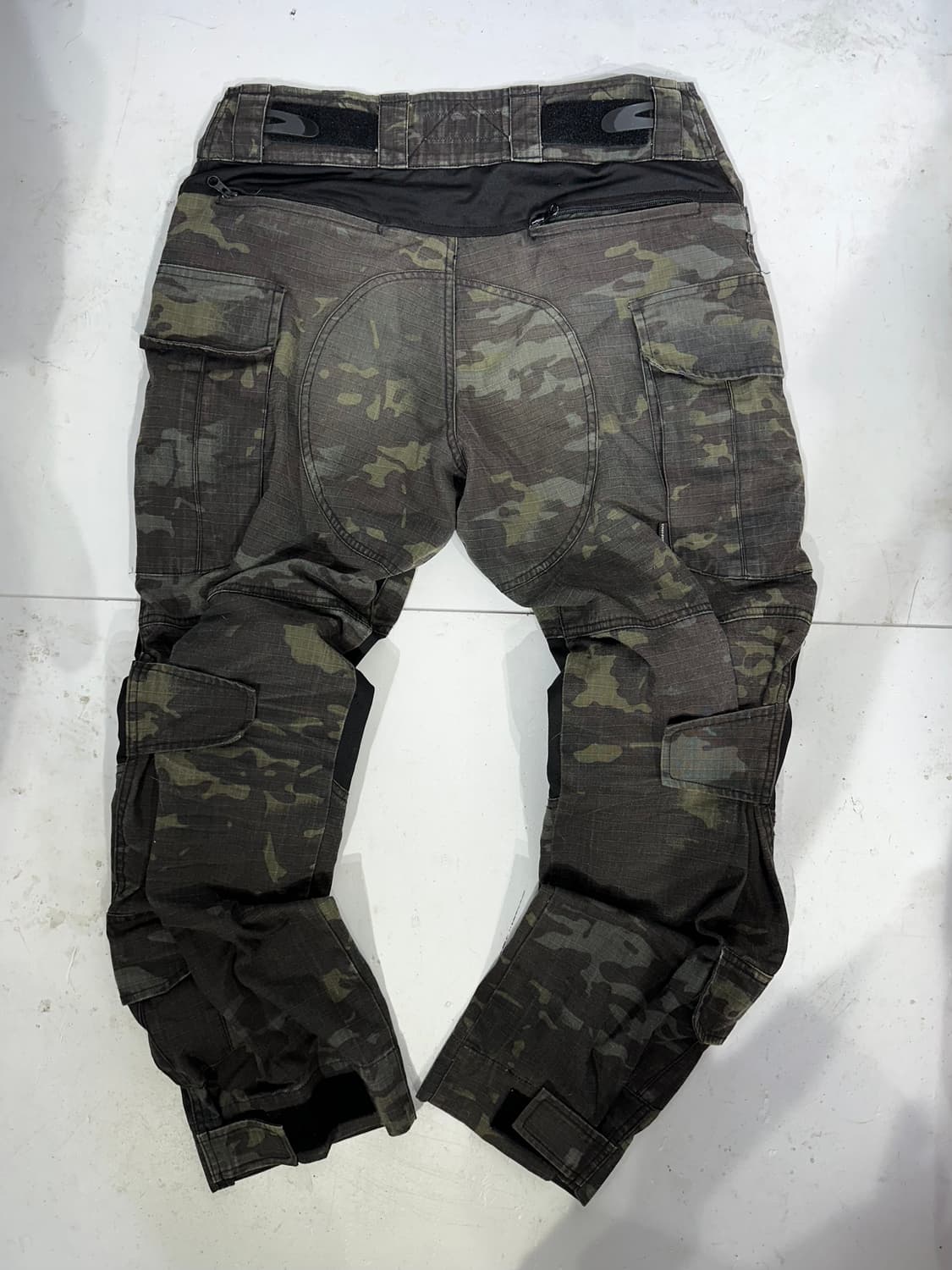 일본 빈티지 카키 바이크 팬츠 밀티러티 카모 카고 팬츠  상품이미지5