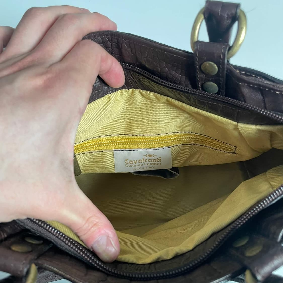 Cavalcanti 송치 레더 백 (italy) 상품이미지7