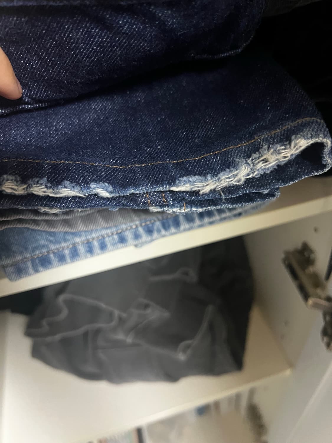 로파이 생지 데님팬츠 상품이미지3