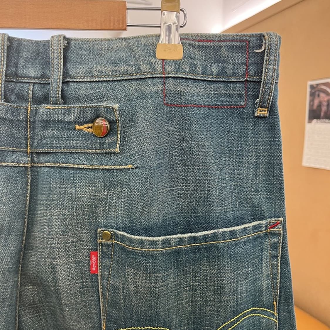 리바이스 엔지니어드진 레트로 빈티지 워싱 데님팬츠 34인치 C10562 상품이미지5