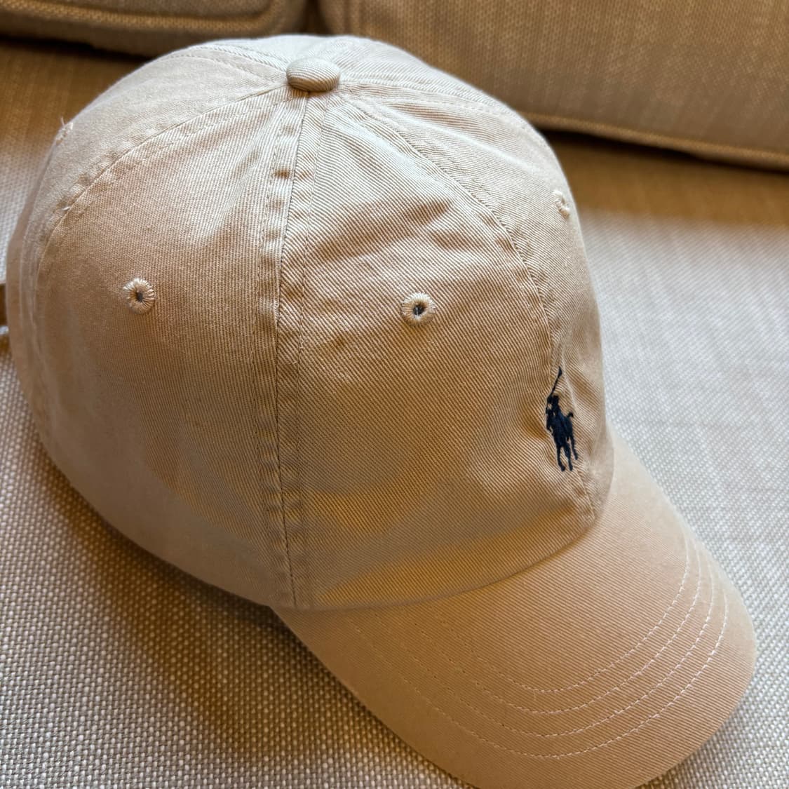 폴로 랄프로렌 베이지 볼캡 남여공용 상품이미지5