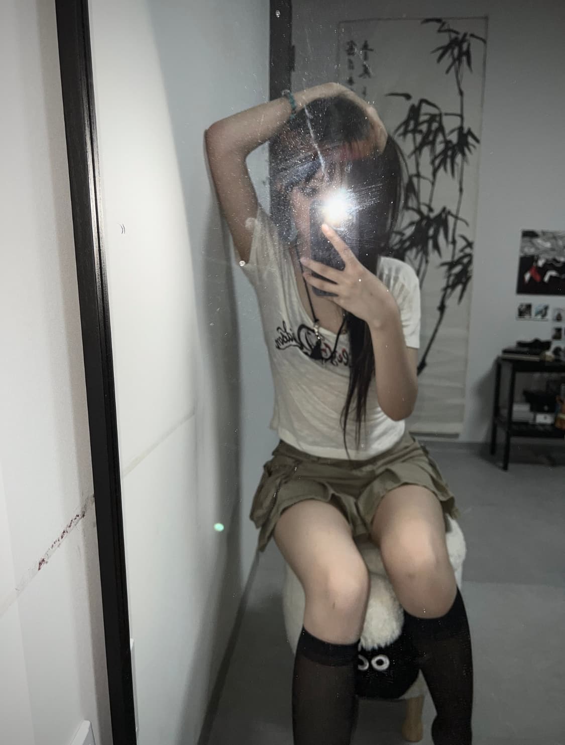 빈티지 카고 미니 스커트 S 상품이미지5