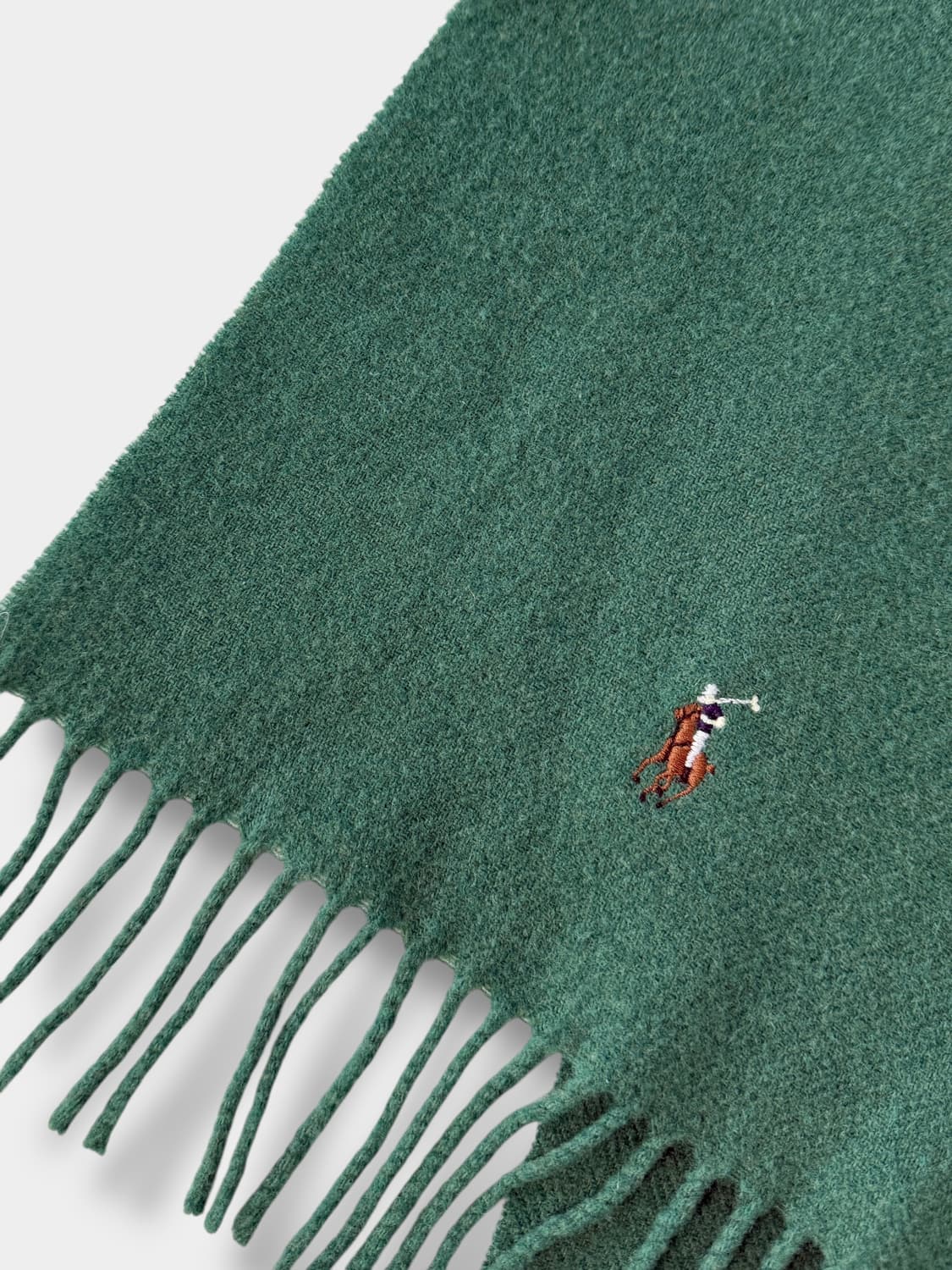 폴로 랄프로렌 00‘s 램스울 그린 머플러 상품이미지4