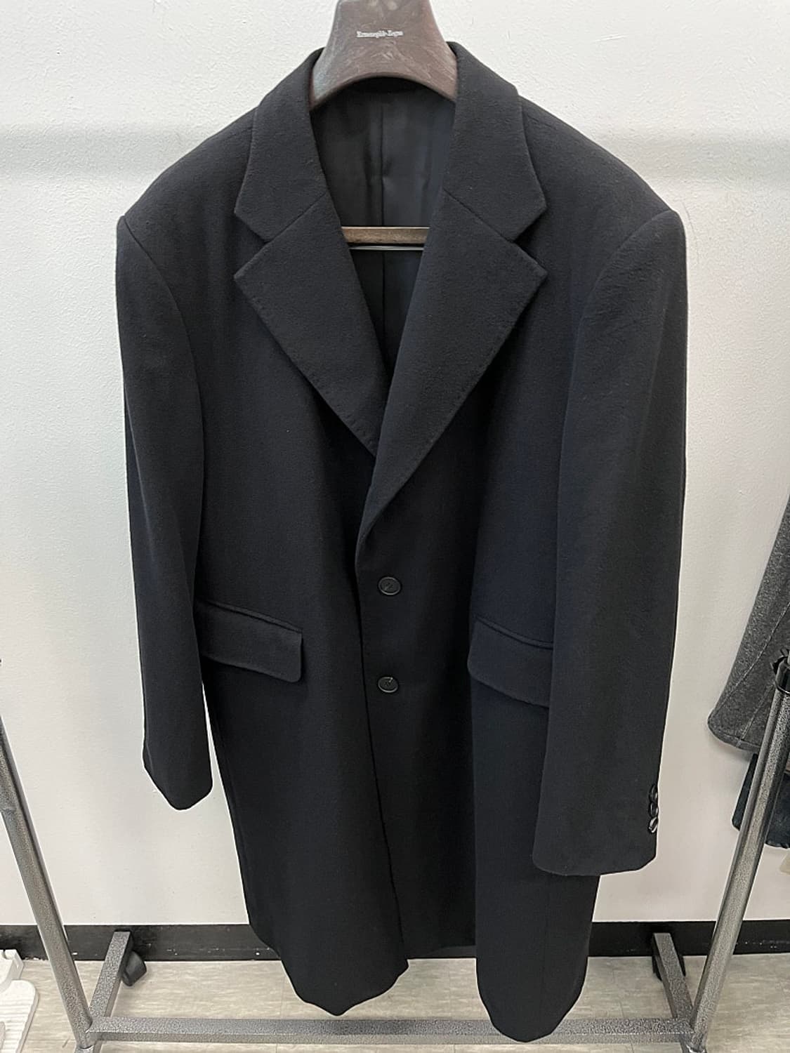 110) 로로피아나 원단 캐시미어 코트 상품이미지3