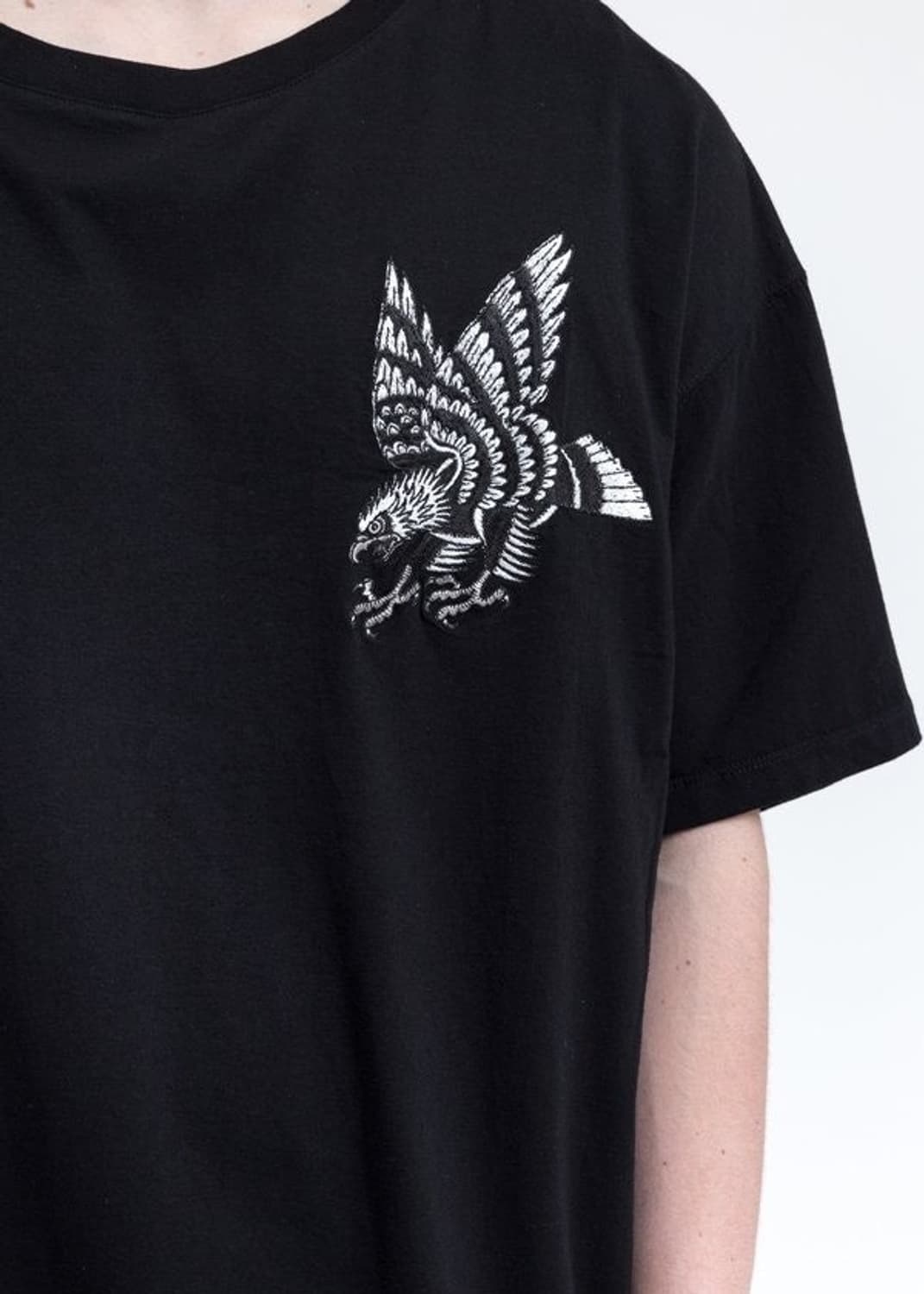 파세타즘 독수리 자수 반팔 티셔츠 블랙 FACETASM EAGLE T-S 상품이미지1