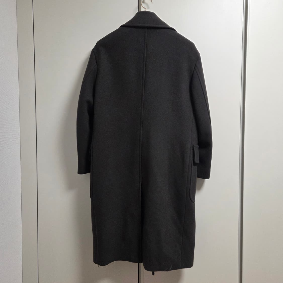 TNGT 울 캐시미어 카키 롱 코트 M-L(95-100) 상품이미지4