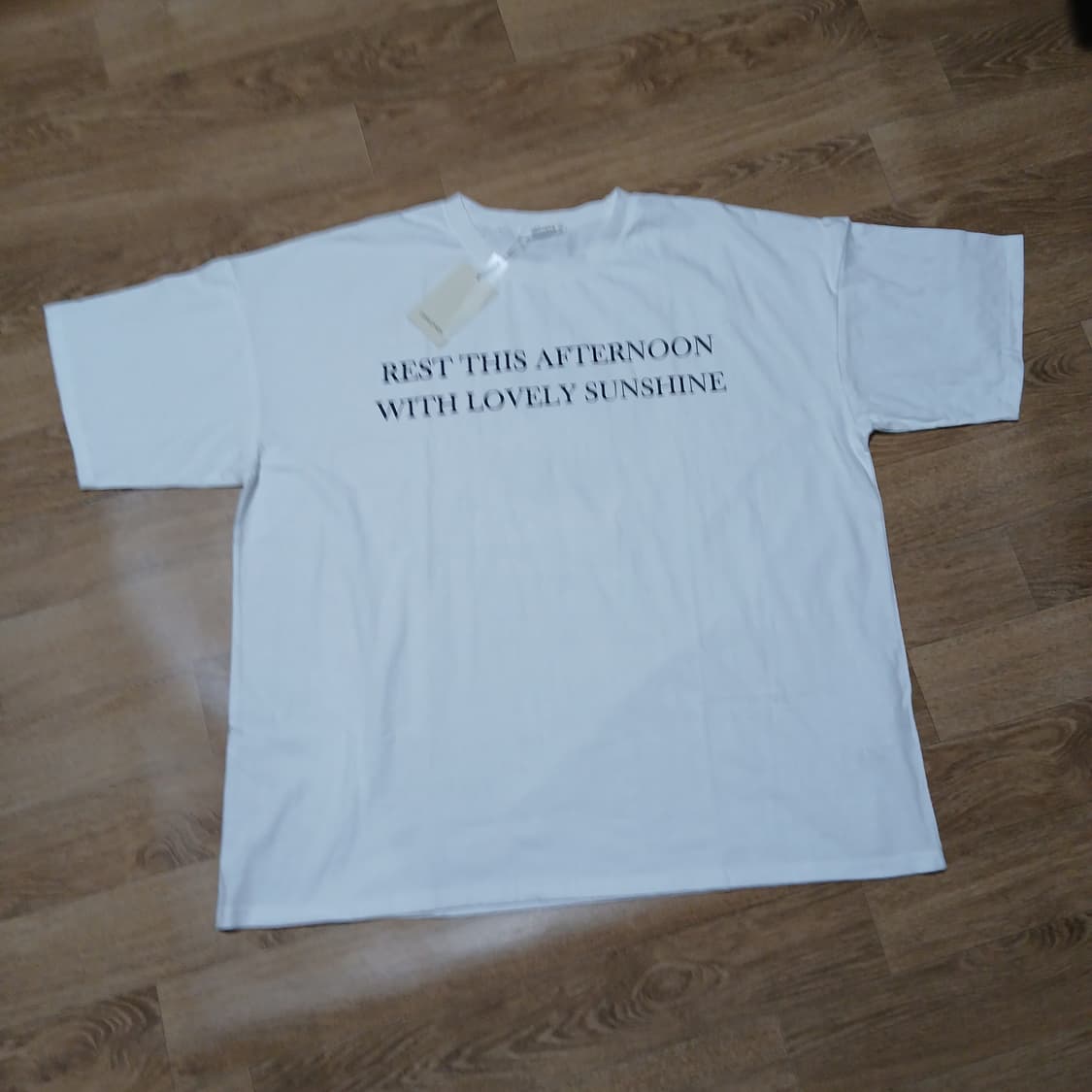 미사용 공구우먼 여성 오버핏 반팔 빅사이즈  상품이미지4