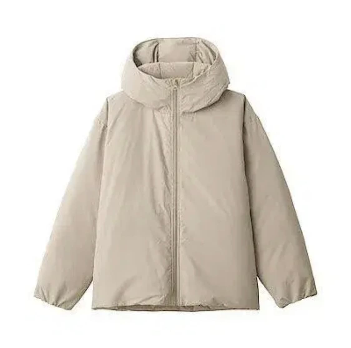 무인양품 발수 다운 재킷 라이트 베이지 XL 상품이미지1