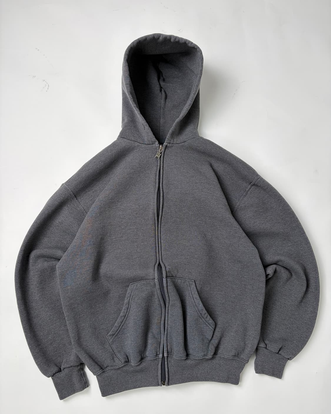 90s Russell Zip Up Hoodie (charcoal) 상품이미지1
