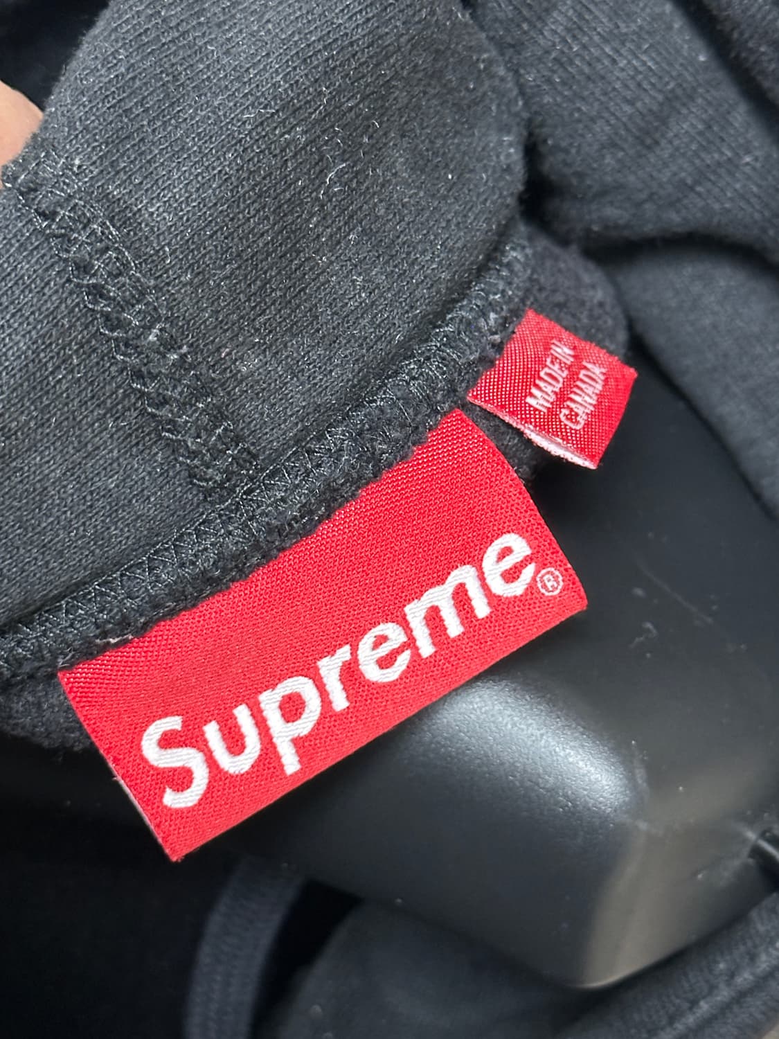 슈프림 박스로고 후드 스웨트셔츠 블랙 - 23FW 상품이미지5