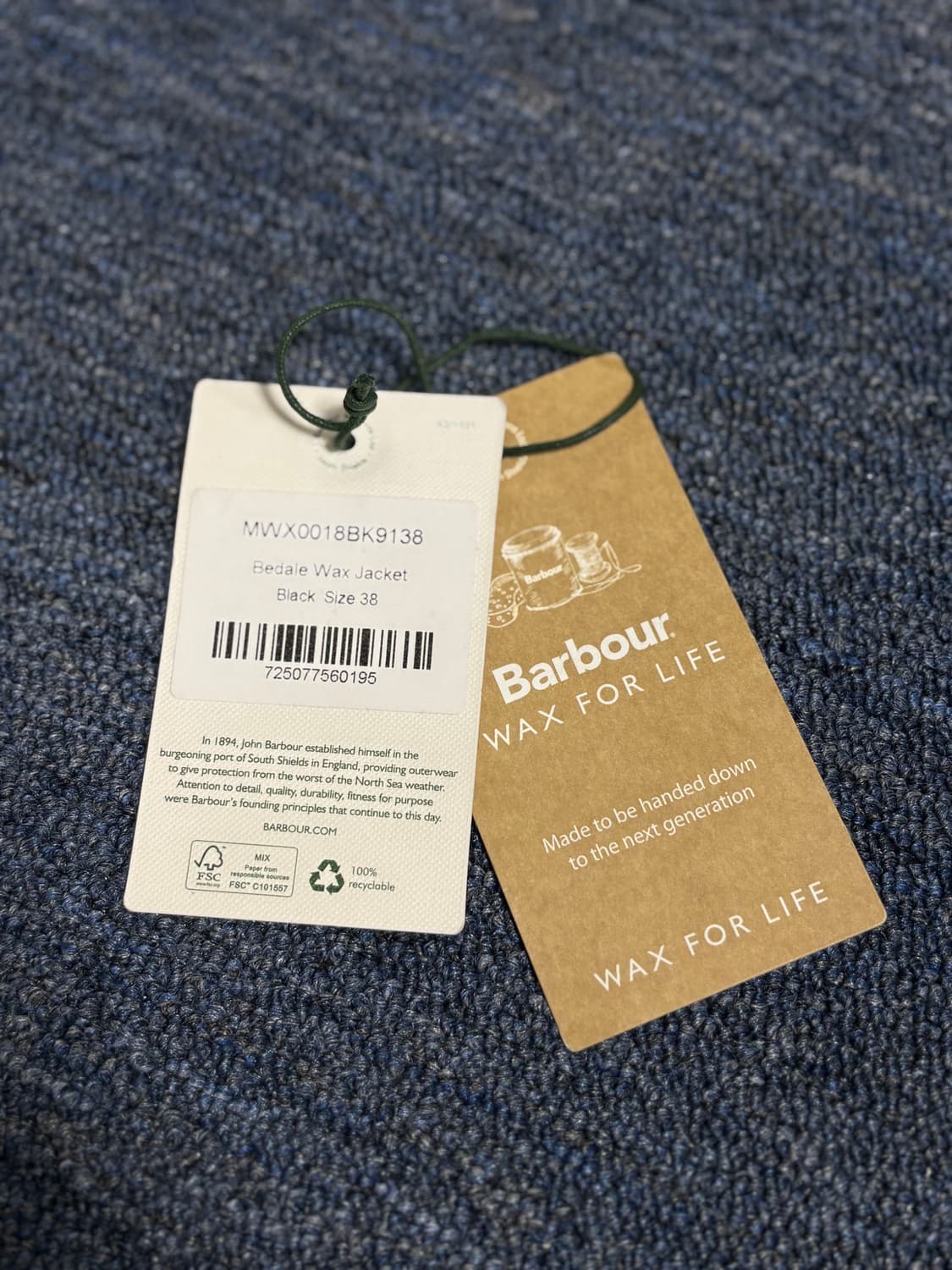 (38)바버 비데일 블랙 왁스자켓 루이스레더 어딕트클로즈 부코 상품이미지5