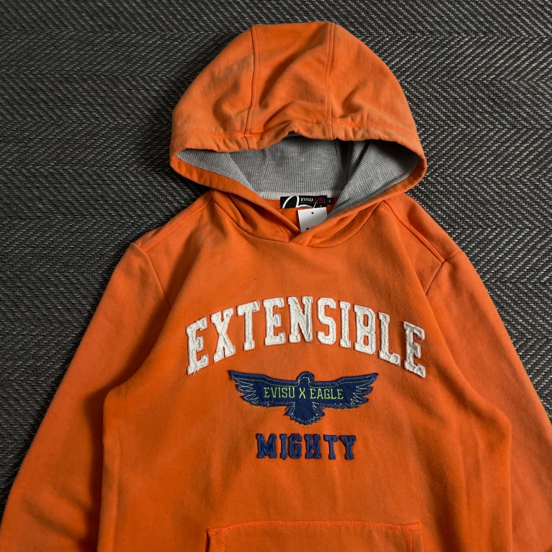 에비수 y2k 빅로고 올드스쿨 후드 티셔츠o 3884 상품이미지4