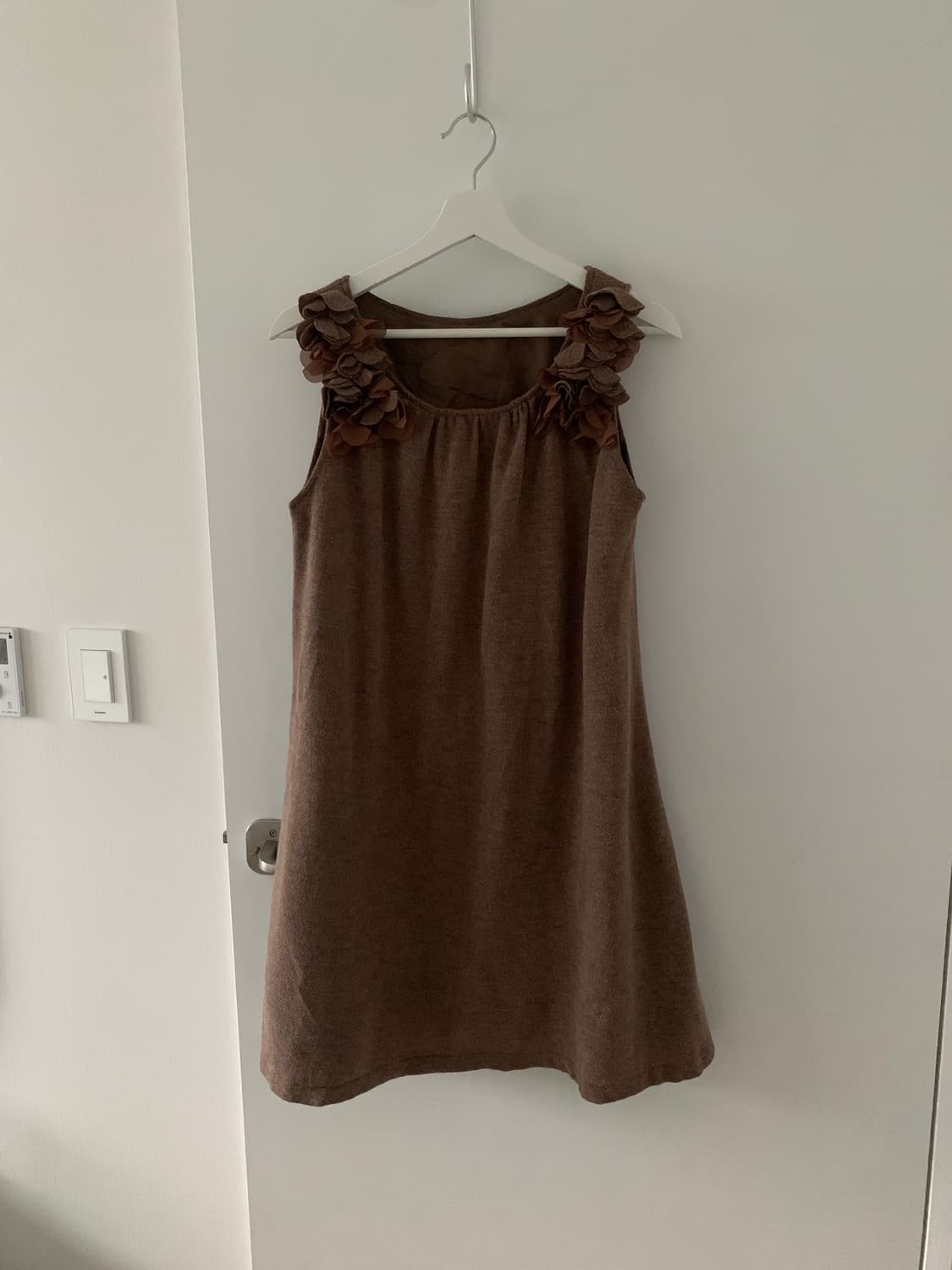 낙엽 슬리브리스 원피스 상품이미지1