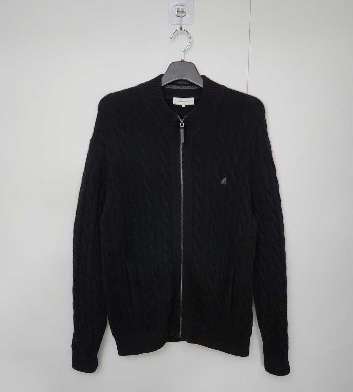 빈폴 110 케이블 니트집업 가디건 상품이미지1